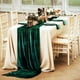 thumbnail image 1 of Camino de Mesa de Terciopelo de 73 X 304 Cm, Tela Verde de Lujo, Suave, Resistente a Las Arrugas, Elegante Decoración para Navidad, Acción de Gracias, Bodas, Despedidas de Soltera, Banquetes, Fiestas, 1 of 6