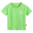 thumbnail image 2 of LYMAYTER Kids Baby Short Sleeve T-Shirt for Boys Summer 100% Organic Cotton Tee Shirt Toddler Casual Crew Neck Tees Shirts,Size 1-10T, 2 of 11