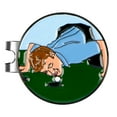 thumbnail image 2 of Marcador de pelota de golf con clip para gorra, regalo para golfista, marcador de pelota de golf de metal creativo y redondo con Estilo E, 2 of 9