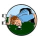 thumbnail image 2 of Marcador de pelota de golf con clip para gorra, accesorios de golf, divertido marcador de pelota de golf de aleación de zinc Estilo E, 2 of 9
