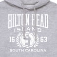 thumbnail image 3 of Instant Message - Hilton Head Island Collegiate - Men's Pullover Hooded Fleece Sweatshirt, 3 of 6
