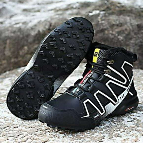 Mens Casual Sneakers Breathable Hiking Shoes Cycling Shoes PU for Outdoor Travel