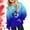 Blue, variant on SGFCWSX Girls Oversized Heart Print Hoodie, Kids Gradient with Pocket Comfortable Soft Pullover Sweatshirt for Daily Casual Wear Hot Pink Size 7-8 Years