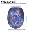 thumbnail image 6 of SEANATIVE Galaxy Butterfly Toilet Lid Covers for Bathroom Soft Toilet Seat Lid Cover Universal Toilet Seat Cover Fits Most Toilet Lids, Bathroom Decoration Accessories, 6 of 6
