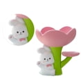 thumbnail image 2 of Storage Tray Decor,Rabbit Flower Key Tray Rabbit Flower Key Tray Storage Bowl Decoration Professional Grade, 2 of 10