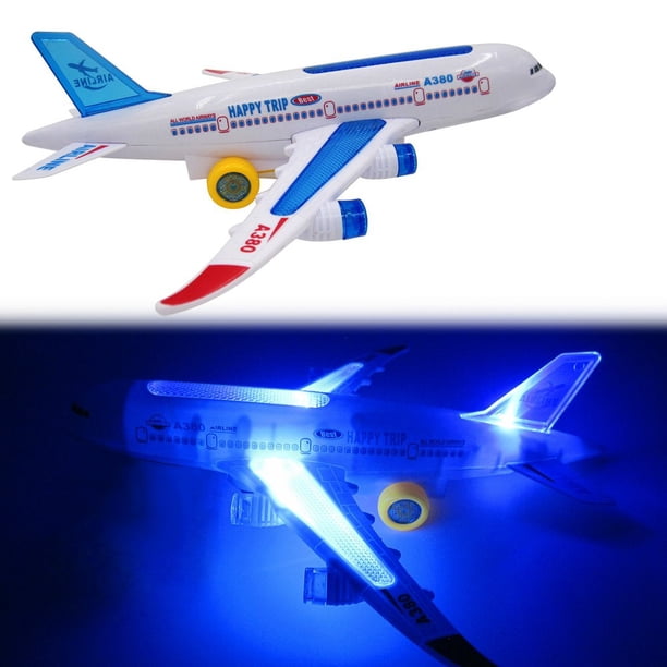 Avion télécommandé Airliner avec effets lumineux et sonores - D3 Toys ! Le Monde Magique Des Jouets