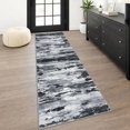 thumbnail image 6 of GLATTICE Runner Rug 2x6 Non-Slip Carpet Runner Washable Floor Runner Soft Thin Kitchen Runner for Hallway Bedroom Laundry Room, Black Grey, 6 of 7