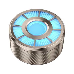 E EYAFA TWS Earbuds with Zinc Alloy Charging Case RGB Mood Light Bluetooth 5.3 Wireless Headphones Fidget Spinner for Stress Relief