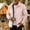 New-Pink, variant on PNTUTB Men's Full Zip Stand Collar Jacket Solid Color Long Sleeve Windbreaker Casual Lightweigh Waterproof Comfort Outdoor Sporty Coat with Pockets