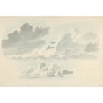 thumbnail image 3 of Josephus Augustus Knip 24x18 Black Modern Framed Museum Art Print Titled - Cloud Studies (1778 - 1847), 3 of 5