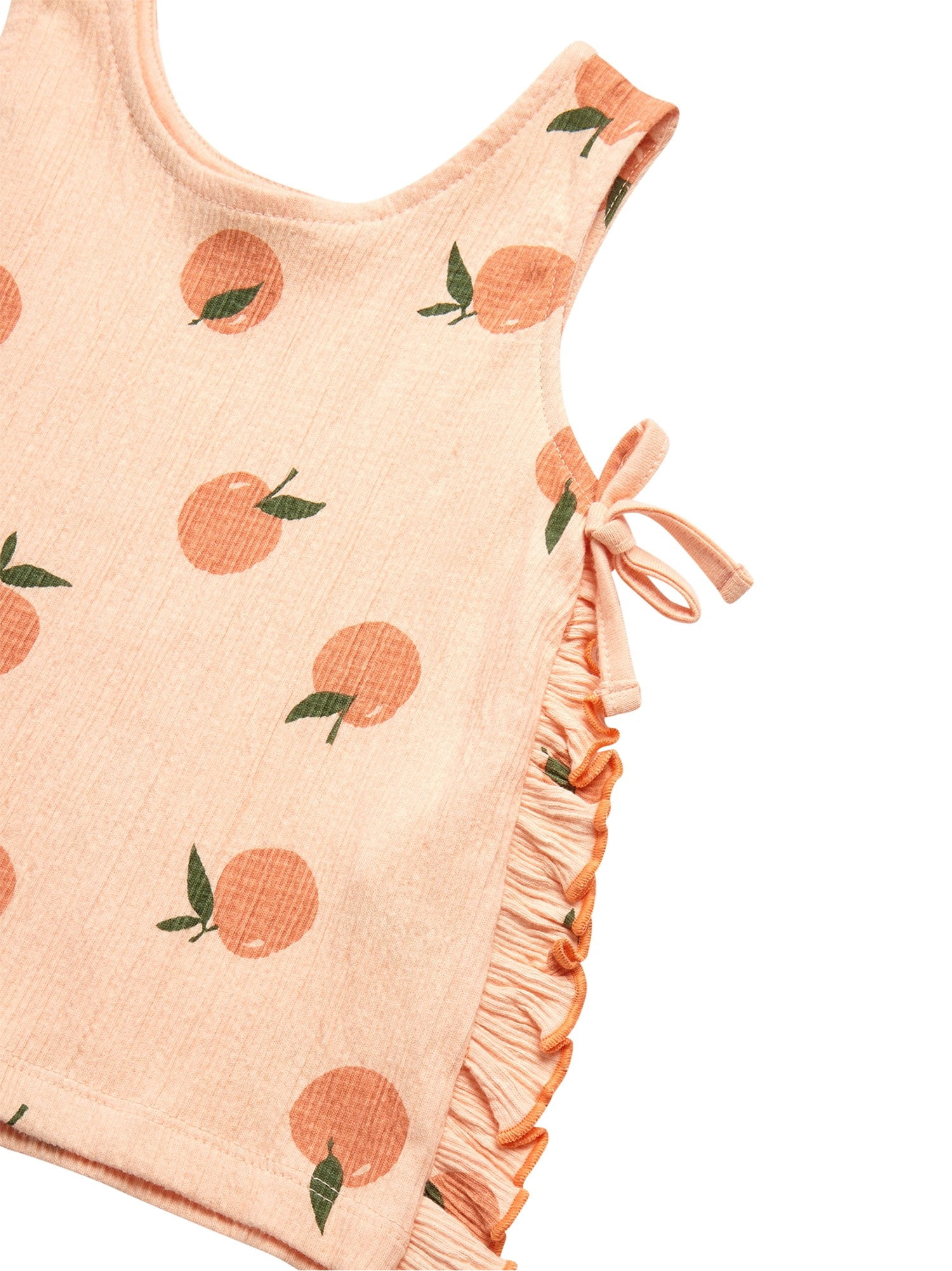Jessica Simpson Toddler Girls' Ruffle Tank Top and Shorts Set, 2-Piece, Sizes 12M-24M