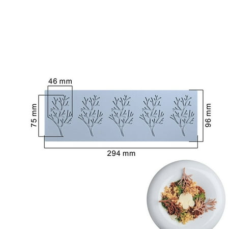 

Bakeware 3D Leaves Honeycomb Butterfly Chocolate Stencil Cake Lace Mold Cake Decorating Border Silicone Mould Fondant Mold STYLE C