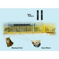 thumbnail image 6 of ALEKO V-Groove 4-inch Diameter Wheel for Sliding Gate Track, Gold Color, 6 of 7