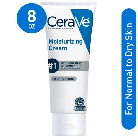 CeraVe Moisturizing Cream for Face and Body, Moisturizer for Normal to Dry SKin, 8 oz.