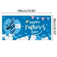 thumbnail image 6 of Happy Fathers Day Banner, 2.9*5.9ft Father's Day Background Cloth Party Decoration Banner,Rustic Fathers Day Party Decoration Supplies ,Fathers Day Gifts from Son and Daughter, 6 of 6