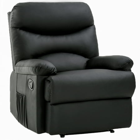 Recliner Chair Reclining Sofa PU leather Recliner Sofa Padded Seat For Living Room Modern Home Theater
