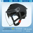 thumbnail image 2 of New Cycling Helmet In-Mold Mountain Road USB Rechargeable Tail light Bicycle Bike Helmet Sports Safe Hat MTB Cycling Helmet, 2 of 10