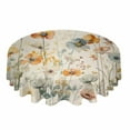 thumbnail image 3 of Vintage Pattern Daisy Butterfly Table Cloth Waterproof Wedding Holiday Tablecloth Coffee Table Decor Table Cover, 3 of 7