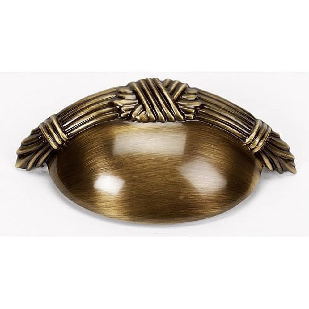 Alno 3-1/2" Cup Pull - Polished Brass