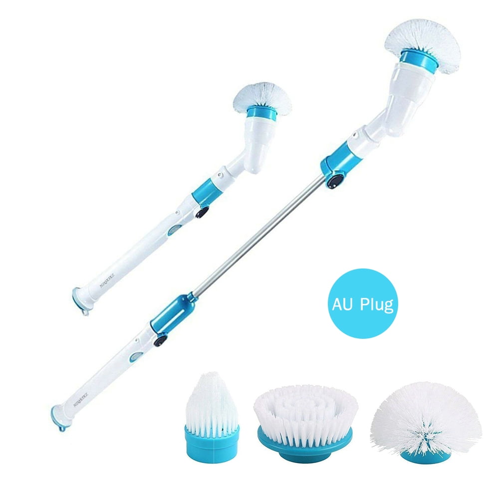 Electric Spin Scrubber Cordless Rechargeable Bathroom Scrubber Cleaning Brush Multifunctional
