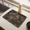 thumbnail image 5 of Dish Drying Mat Absorbent Dish Drainer Kitchen Counter 23.6x19.7inch Dish Drying Pad for Countertops Sinks Draining Racks Zebra Print, 5 of 9