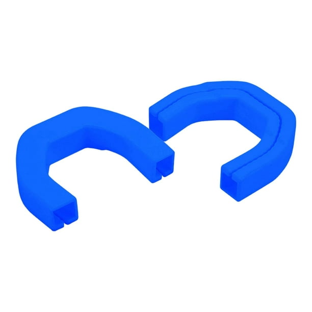 2 fundas para ganchos de remolque delanteros, reemplazo de componentes de mantenimiento para automóviles. Azul