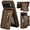 Brown, variant on for Google Pixel 9 Pro XL Case Zipper Wallet with Card Holder, [Compatible with MagSafe] 2 in 1 Flip Premium Leather with Kickstand for Google Pixel 9 Pro XL. ZFT-Retro Blue