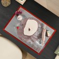 thumbnail image 2 of Alfombrilla de repostería Folksy Super Kitchen de silicona antideslizante, color rojo, 2 of 9