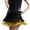 Yellow, variant on Mini Skirts for Women Tassel Skirt Cha Cha Square Dance Practice Outfit Half Skirt Performance Style Black L