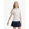 thumbnail image 2 of Justice Girls Uniform Short Sleeve Knit Polo Shirt, 3-Pack, Sizes XS-XLP, 2 of 4