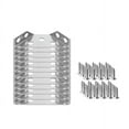 thumbnail image 2 of Birdeem Support de Coin Multifonctionnel en Acier Inoxydable Trois Côtés Fixe Angle Trapézoïdal Planche de Suspension Support de Meubles, 2 of 5