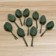 thumbnail image 3 of Qiysamall 200pcs Dark Green Artificial Leaves for Wedding Bouquets Floral Arrangements Scrapbooking and Craft Decorations, 3 of 10