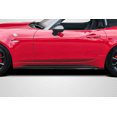 thumbnail image 1 of 2017-2020 Fiat 124 Spider Carbon Creations Speed Side Skirt Rocker Panel Splitters - 2 Pieces, 1 of 1
