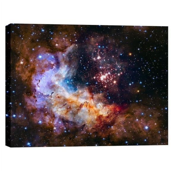 Celestial Fireworks Nasa Hubble Space Telescope Giclee Photographic Print on Wrapped Canvas