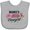 AC-Heather Grey, variant on Inktastic Mamas Little Cowgirl with Cowgirl Hat and Boots Girls Baby Bib