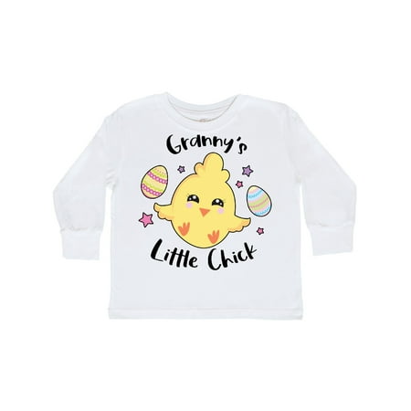 

Inktastic Happy Easter Granny s Little Chick Gift Toddler Toddler Girl Long Sleeve T-Shirt