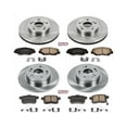 thumbnail image 3 of Power Stop Front and Rear Stock Replacement Brake Pad and Rotor Kit KOE2744, 3 of 8