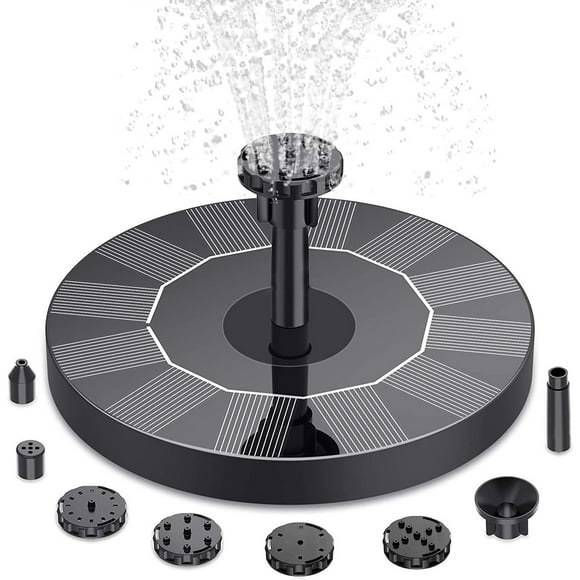 Sprinklers for Yard with Timer And Big Sprinkler Head Outdoor Solar Powered Bird Bath Water 1PC For Pool, Garden, Aquarium