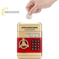 thumbnail image 4 of Electronic Piggy Bank, Password Money Bank For Money Coin Atm Mini Coin Banks Kids Children (gold), 4 of 5