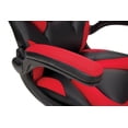 thumbnail image 3 of OFM Adjustable & Ergonomic Swivel Gaming Chair, Red, 3 of 14