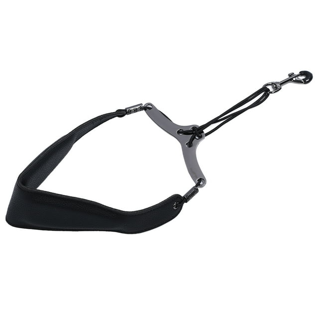Sangle de Cou pour Saxophone, Sangle de Cou en Cuir PU, Crochet en Métal pour Alto Tenor Sax, Accessoires d'Instrument Réglables