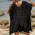 thumbnail image 3 of Women Crochet Tops Swim Bikini Bathing Suit Beach Coverups Loose Fit Swimwear Dress, 3 of 4