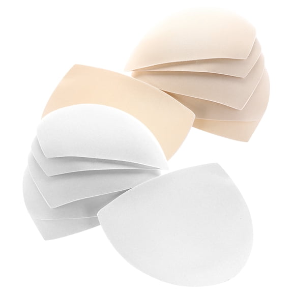 OUNONA 6 Pairs Bra Inserts and Pads for Women, Assorted Colors, Lightweight Push-Up Enhancers for Everyday Comfort