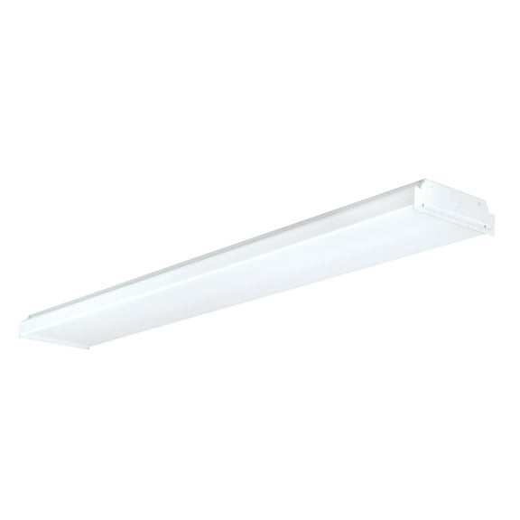 AFX Wrap 60W White LED Flush Mount with Frosted Clear Diffuser TRIAC/ELV Dimmer