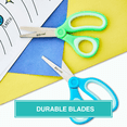 thumbnail image 4 of Pen+Gear 5-inch Blunt-Tip Kids Scissors, 2-Pack, Scissors for Kids, Blue & Green, Ages 4+, 4 of 8