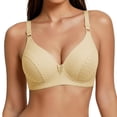 thumbnail image 3 of Ohufall Sports Bra for Women with Adjustable Strap Bras High Elastic Soft Push Up Fashion Bra, 3 of 8