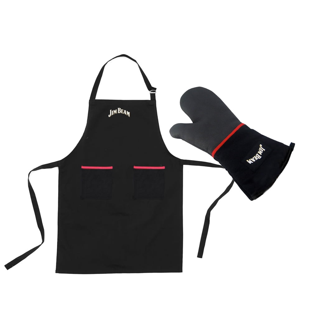 Jim Beam Classic Grilling Apron and HeavyDuty Cooking
