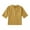 Yellow, variant on Ruyang Henley Shirt for Boys Girls Cotton Linen Button T-Shirt Solid Color Tops for Kids Boys Girls Trendy Summer Clothes