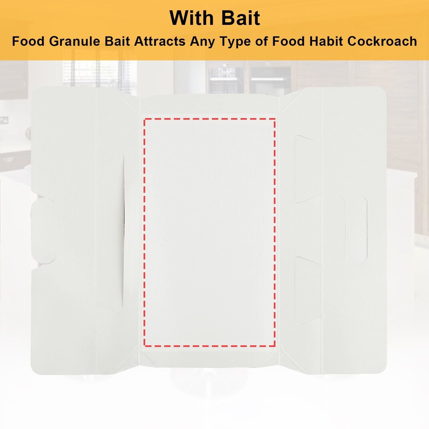 Elegant Choise 35 Pcs Roach Traps Indoor Cockroach Bug Pest Killer Bait Glue Traps Spider Motel