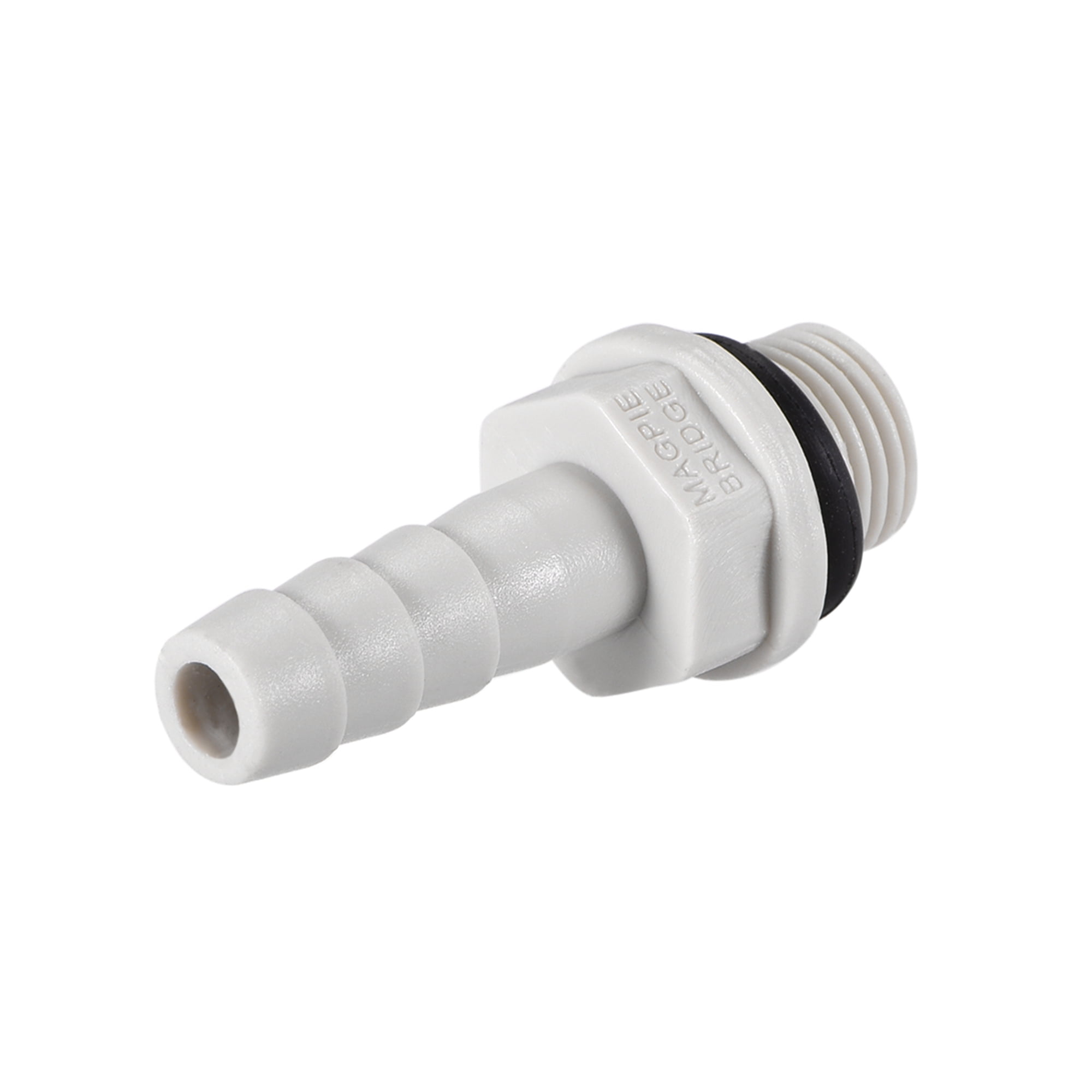 PVC Barb Hose Fittings Connector Adapter 12mm or 15/32 Barbed x 3/4 G  Male Pipe 6pcs 